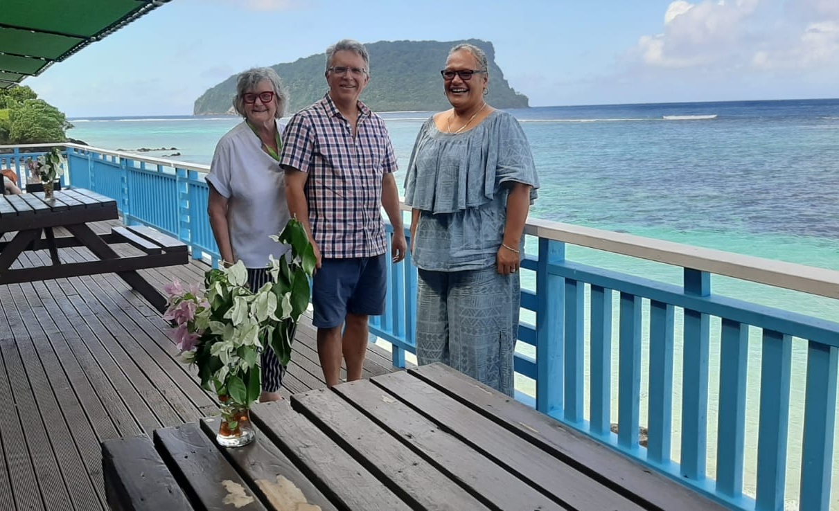 Chris and Jenni in Samoa June 2024